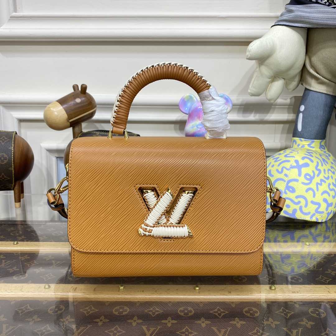Louis Vuitton Twist MM Gold Honey Epi (23*17*9.5cm)      M22229 - PerfectKickZ