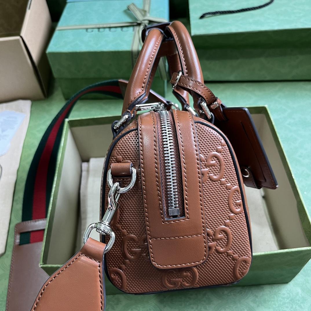 Gucci Jumbo GG Mini Duffle Bag (22-15-12.5cm) - PerfectKickZ