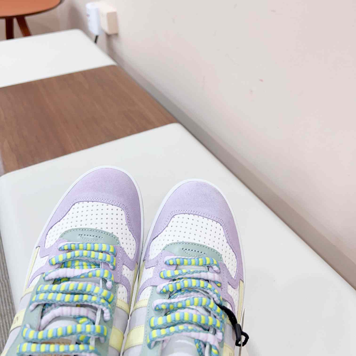 Lanvin Clay Colour-block Sneakers - PerfectKickZ