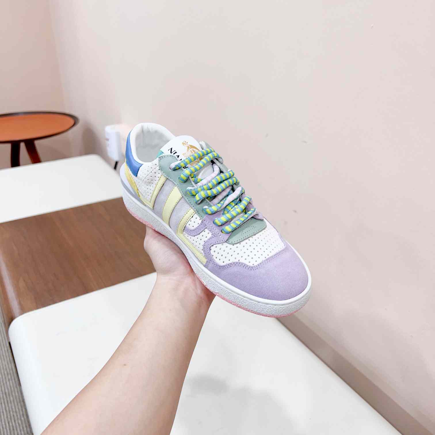 Lanvin Clay Colour-block Sneakers - PerfectKickZ