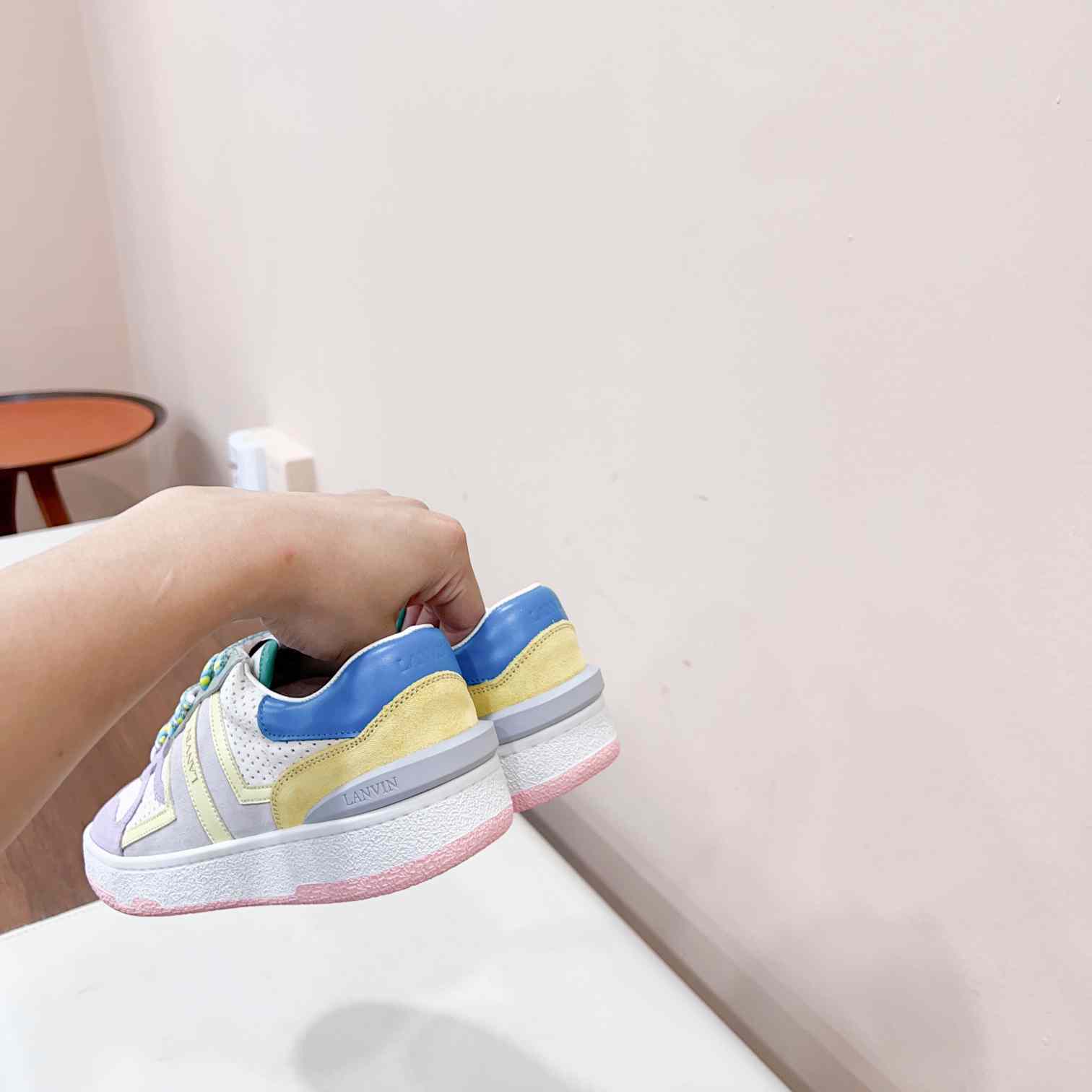 Lanvin Clay Colour-block Sneakers - PerfectKickZ