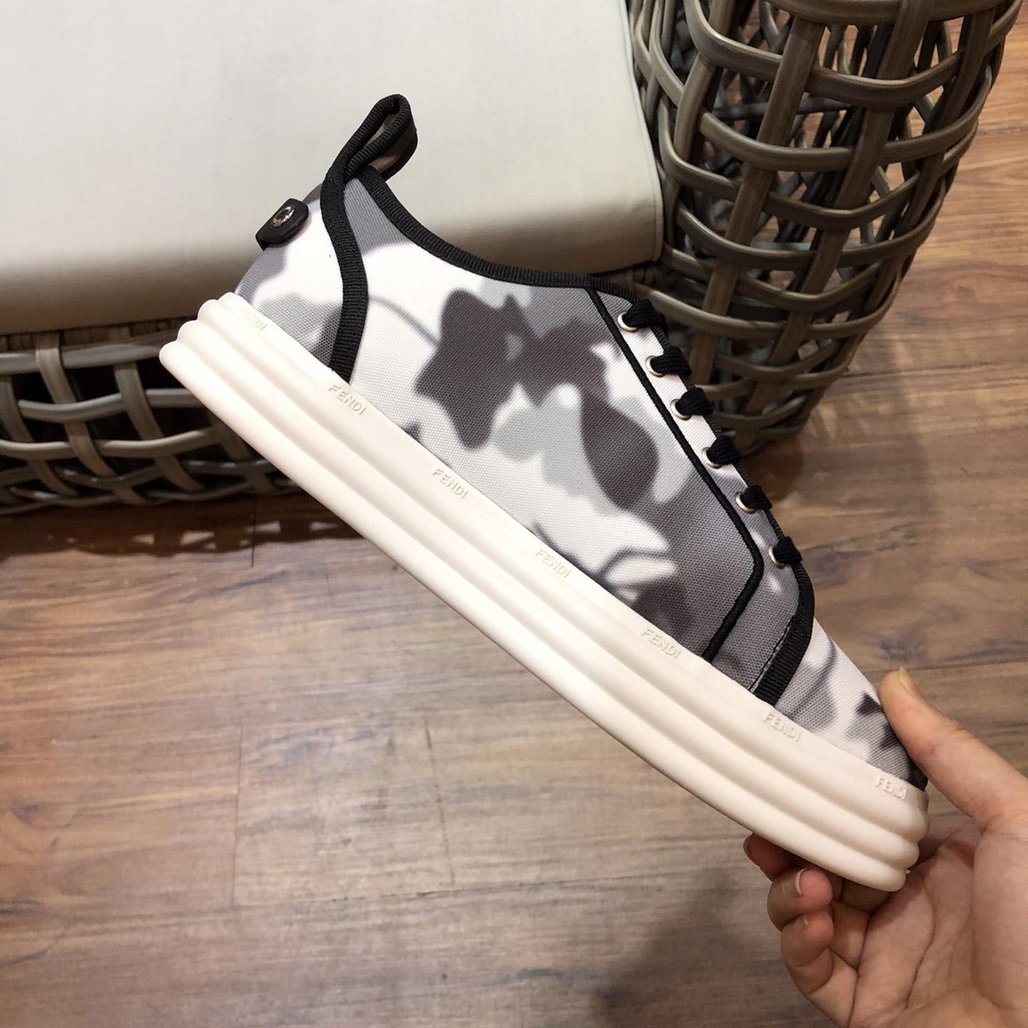 Fendi Rise Canvas Sneaker - PerfectKickZ