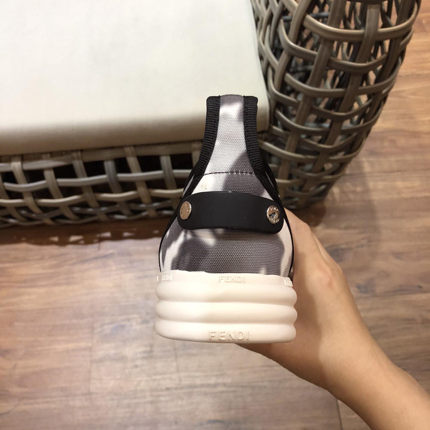 Fendi Rise Canvas Sneaker - PerfectKickZ