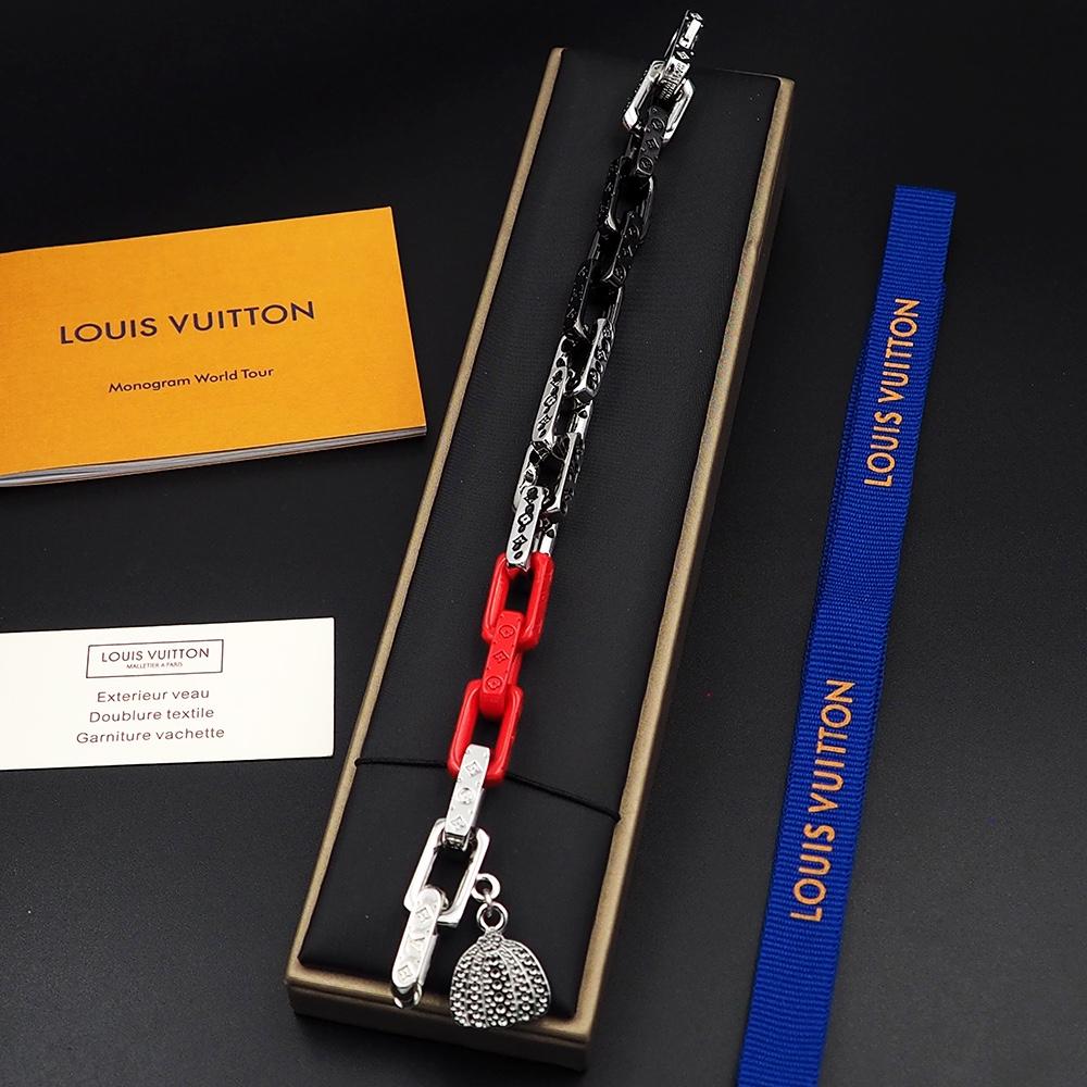 Louis Vuitton LV x YK Monogram Chain Bracelet    M0976 - PerfectKickZ