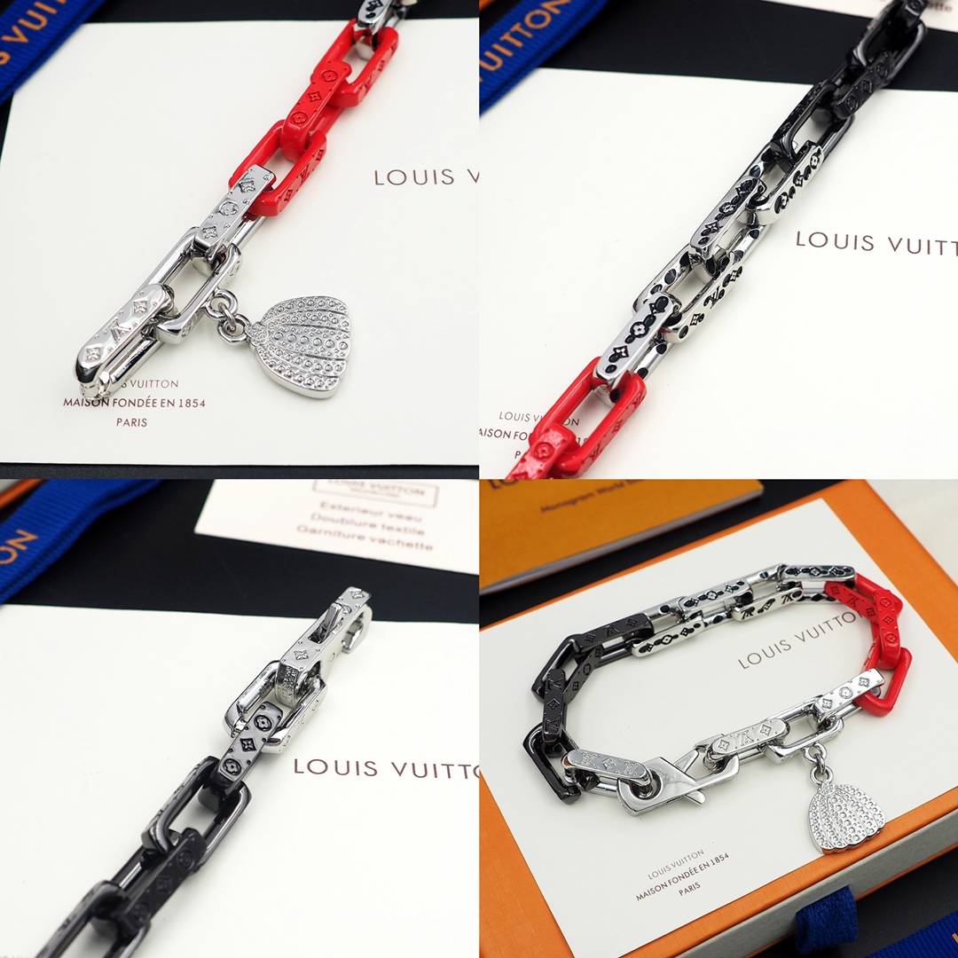 Louis Vuitton LV x YK Monogram Chain Bracelet    M0976 - PerfectKickZ