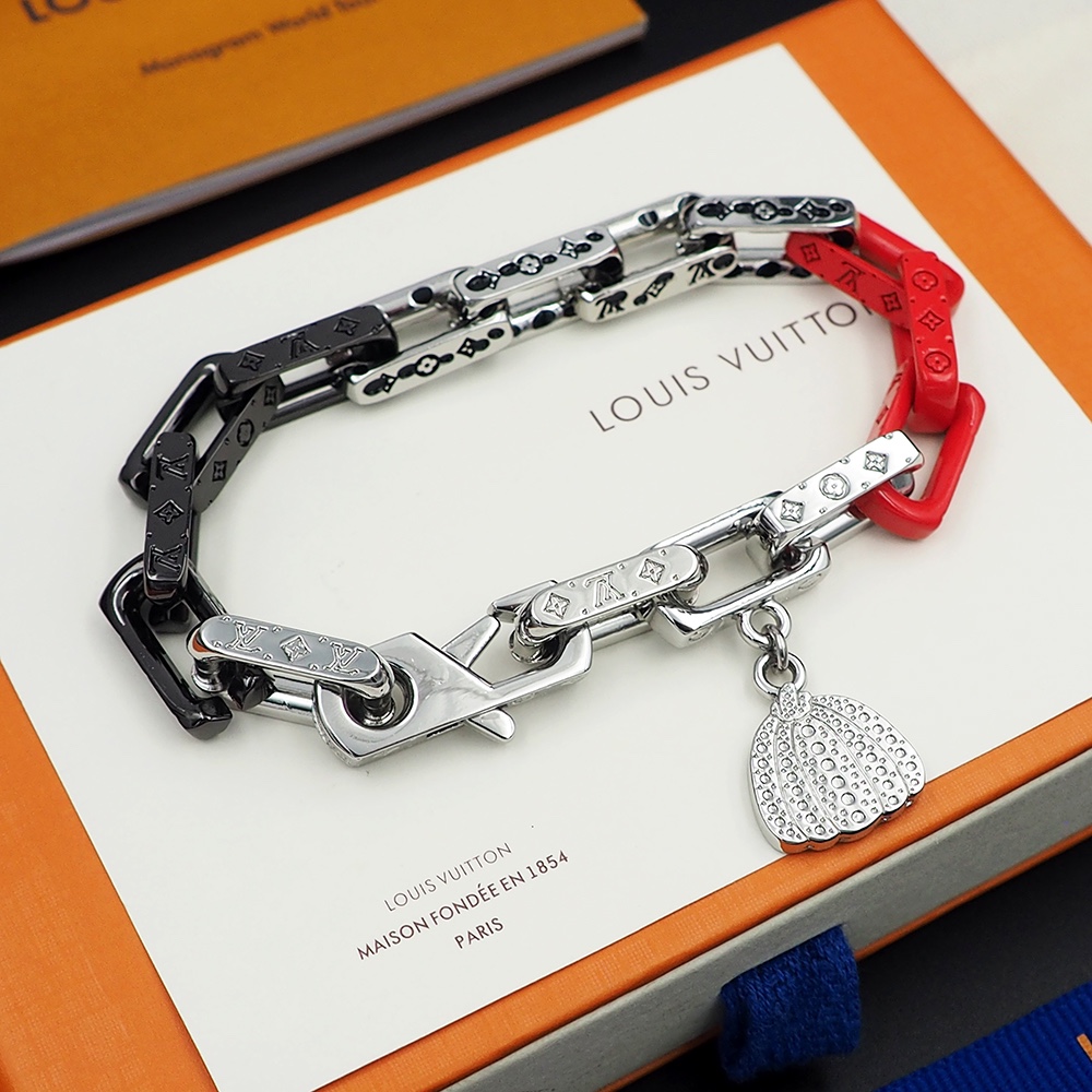 Louis Vuitton LV x YK Monogram Chain Bracelet    M0976 - PerfectKickZ