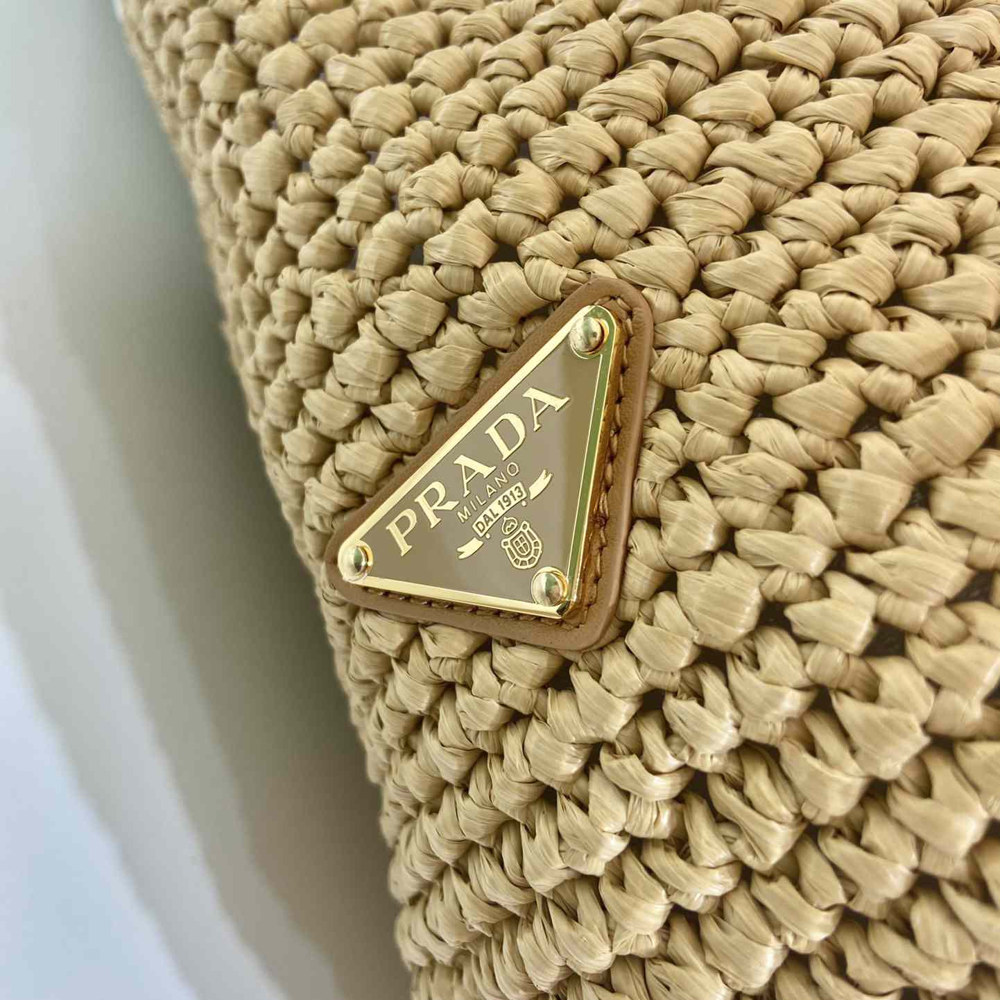 Prada Raffia Tote Bag - PerfectKickZ