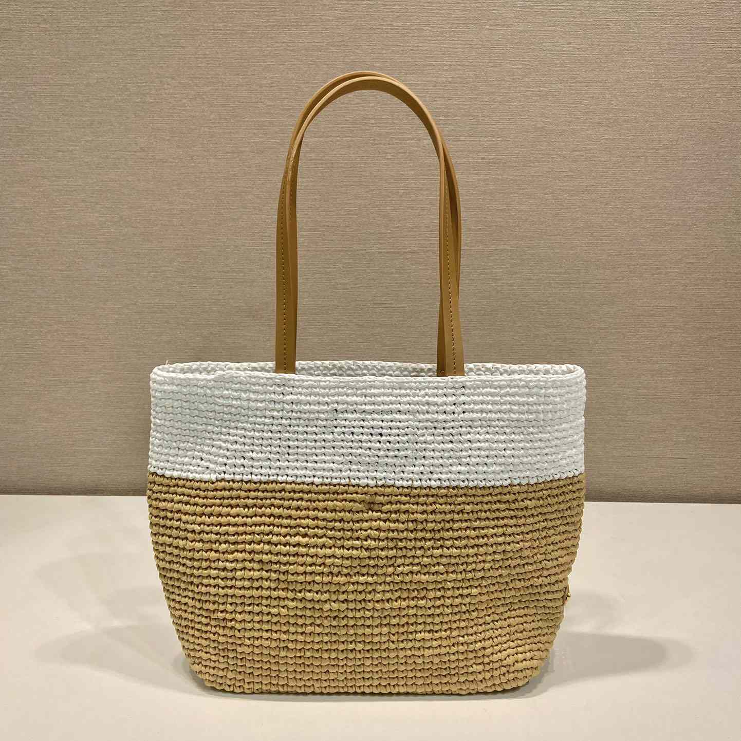 Prada Raffia Tote Bag - 