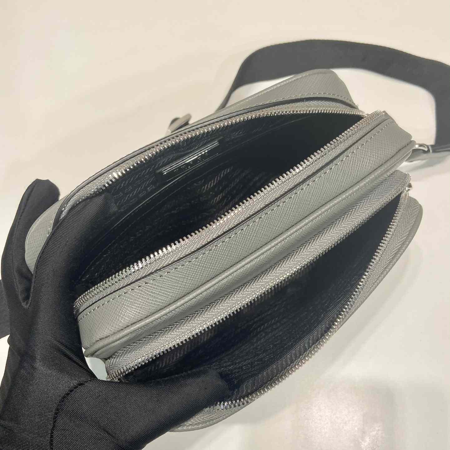 Prada Saffiano Leather Shoulder Bag - 