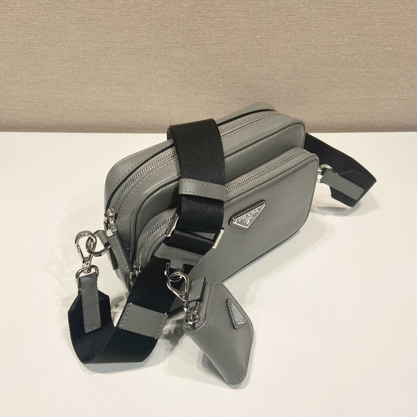 Prada Saffiano Leather Shoulder Bag - 