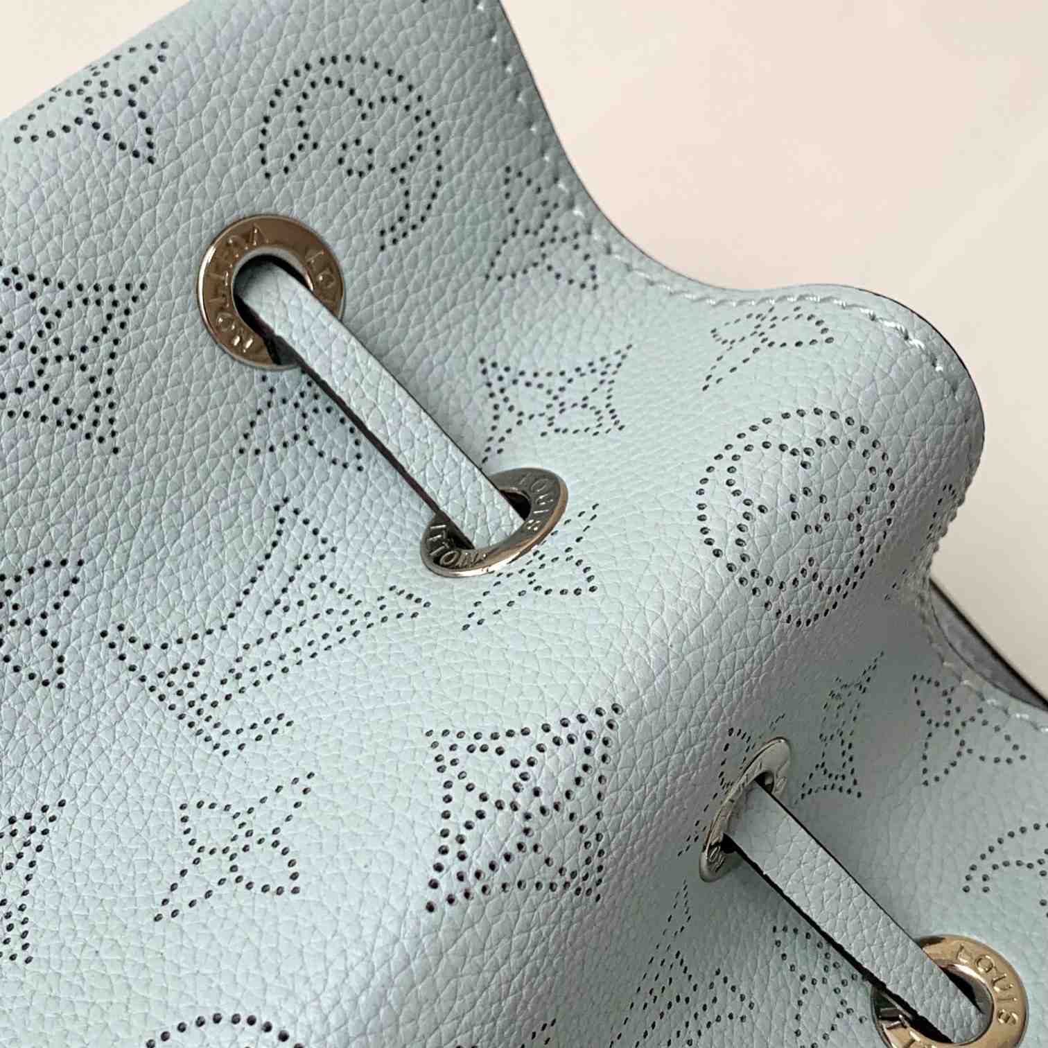 Louis Vuitton Bella Blue Denim Mahina  (19 x 22 x 14cm)    M22198 - PerfectKickZ