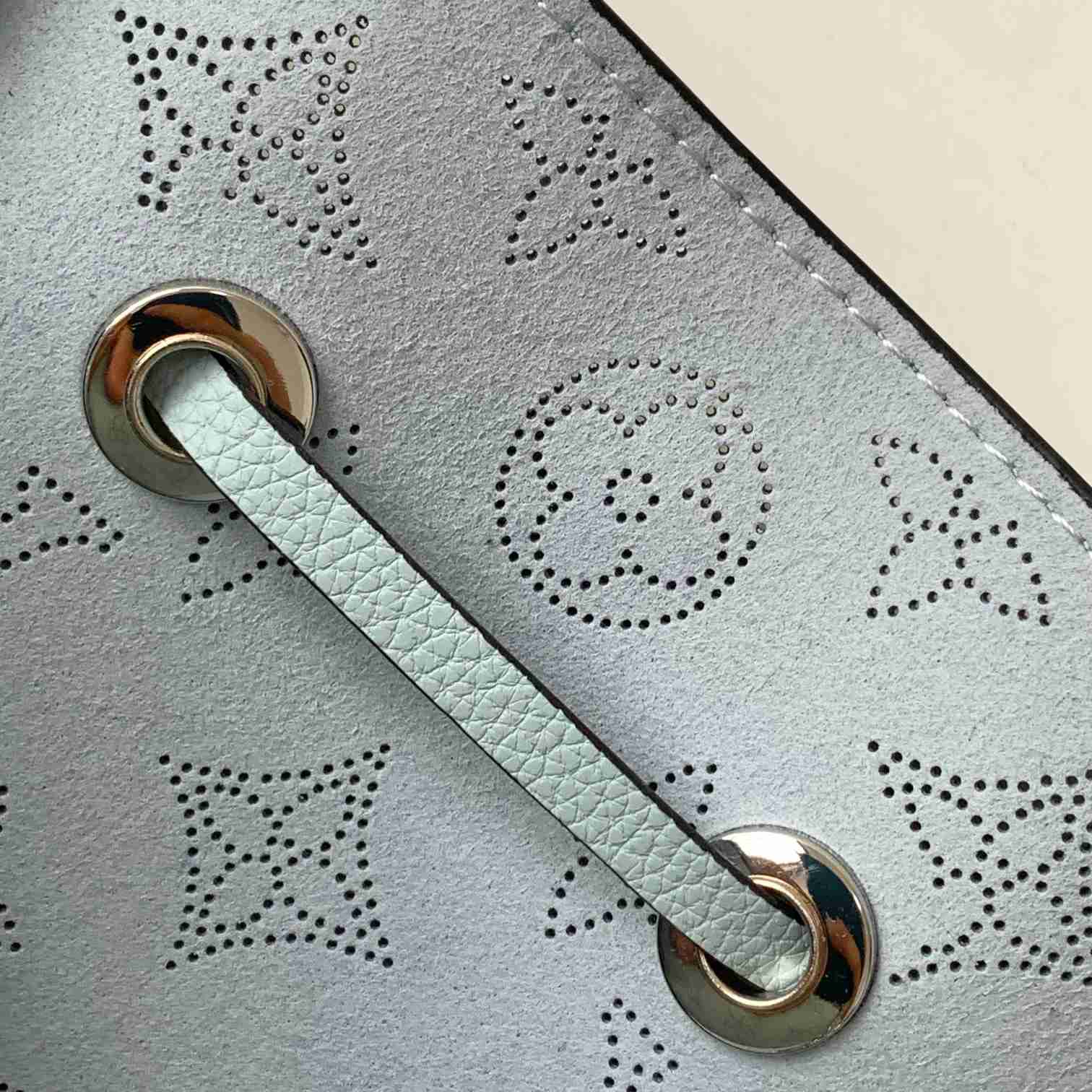 Louis Vuitton Bella Blue Denim Mahina  (19 x 22 x 14cm)    M22198 - PerfectKickZ