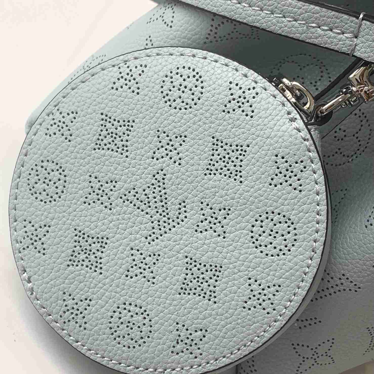 Louis Vuitton Bella Blue Denim Mahina  (19 x 22 x 14cm)    M22198 - PerfectKickZ