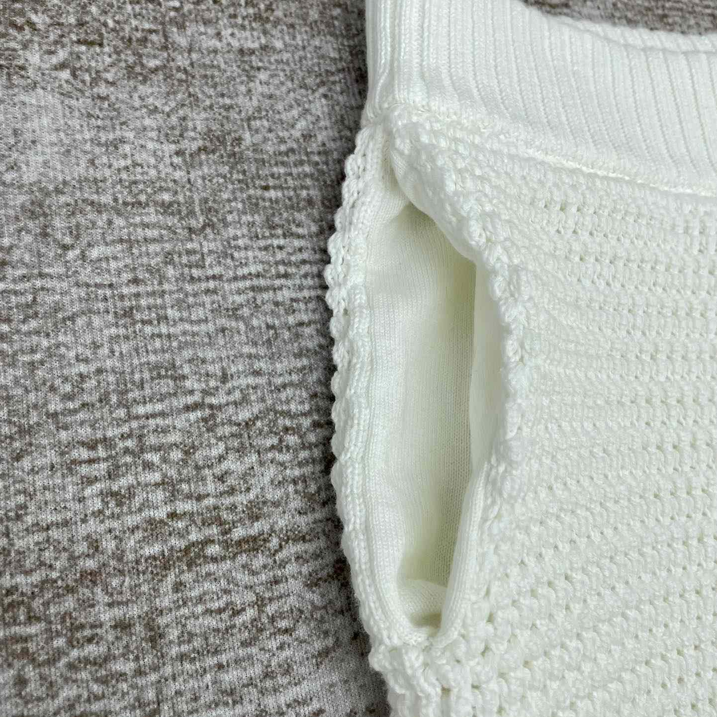 Casablanca Cotton Crochet Shorts - PerfectKickZ