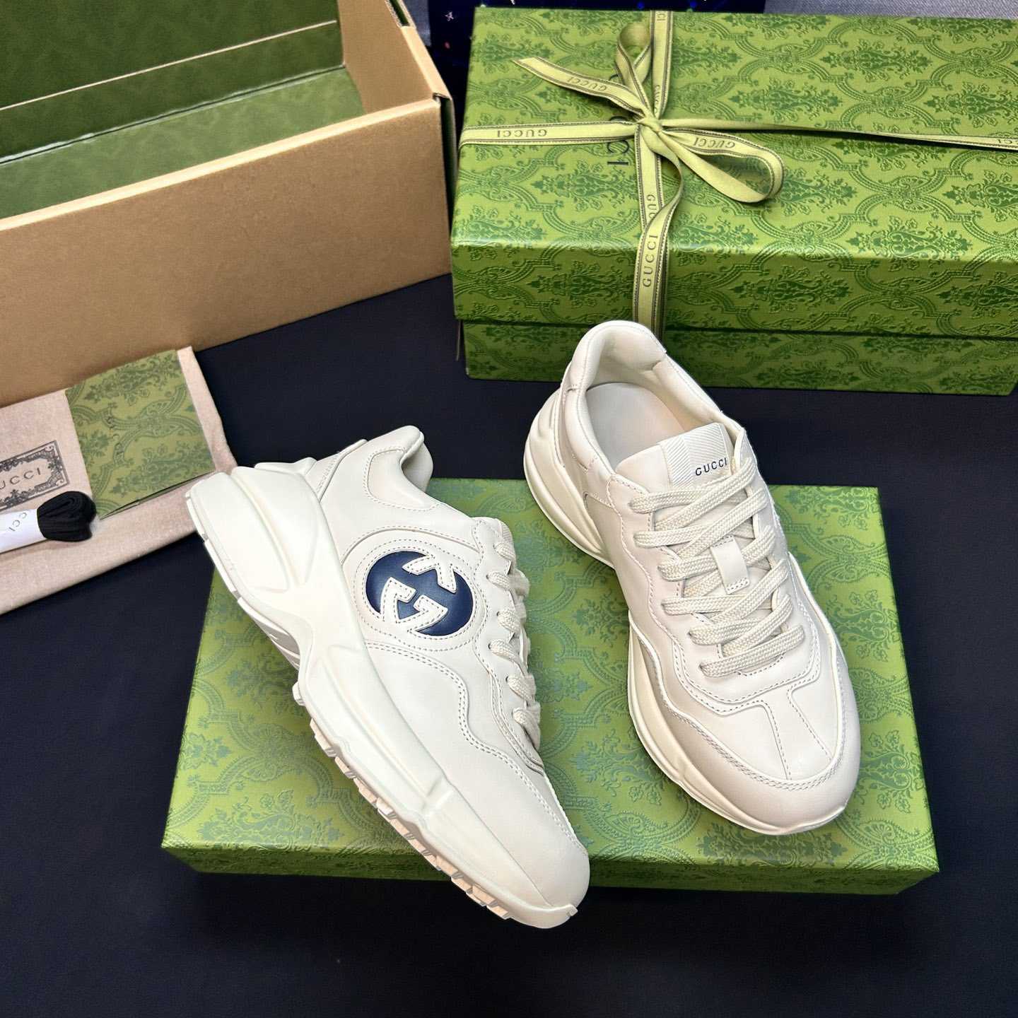 Gucci Interlocking G Rhyton Sneaker (upon uk size) - PerfectKickZ