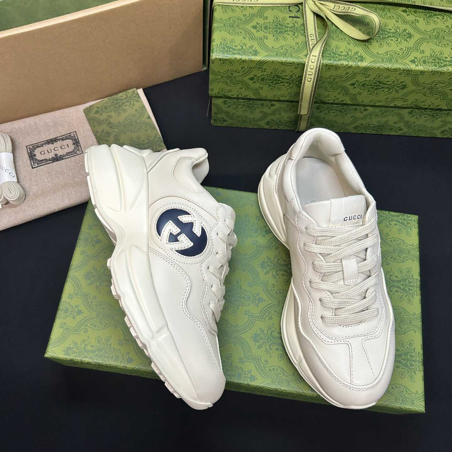 Gucci Interlocking G Rhyton Sneaker (upon uk size) - PerfectKickZ