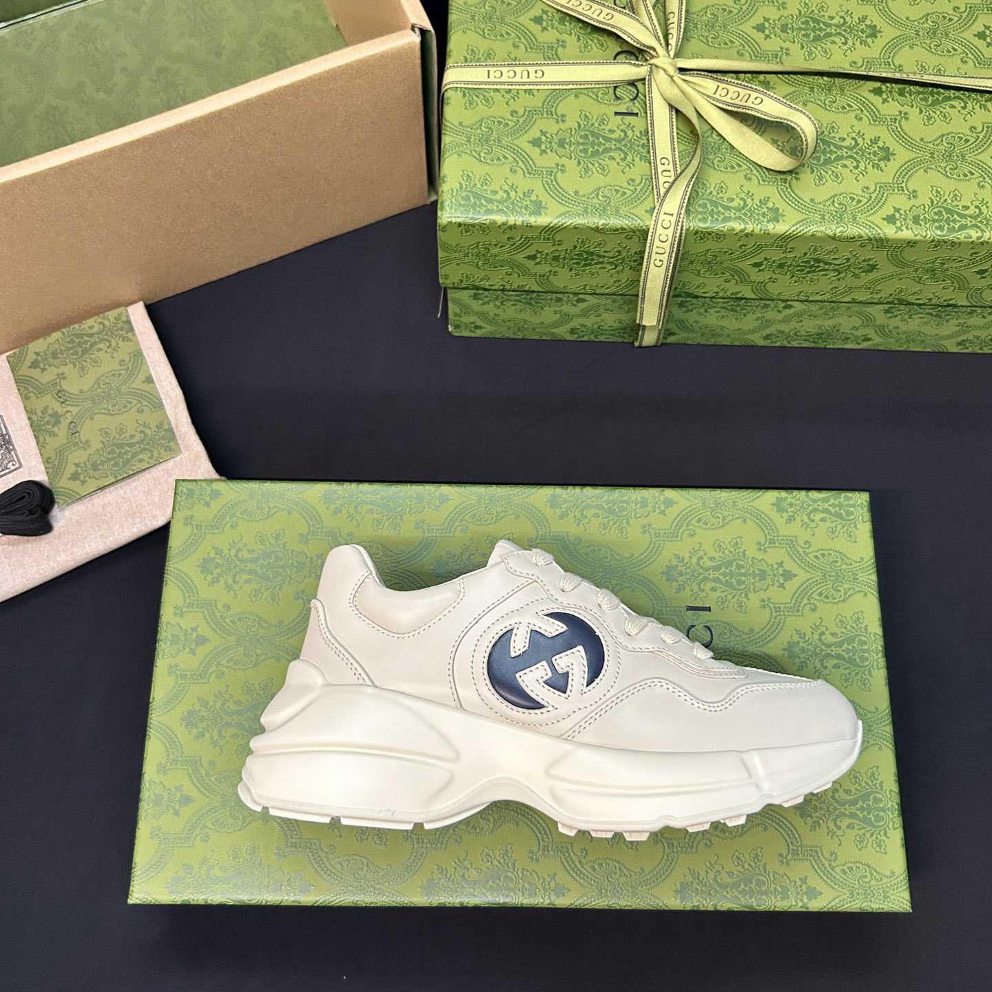 Gucci Interlocking G Rhyton Sneaker (upon uk size) - PerfectKickZ