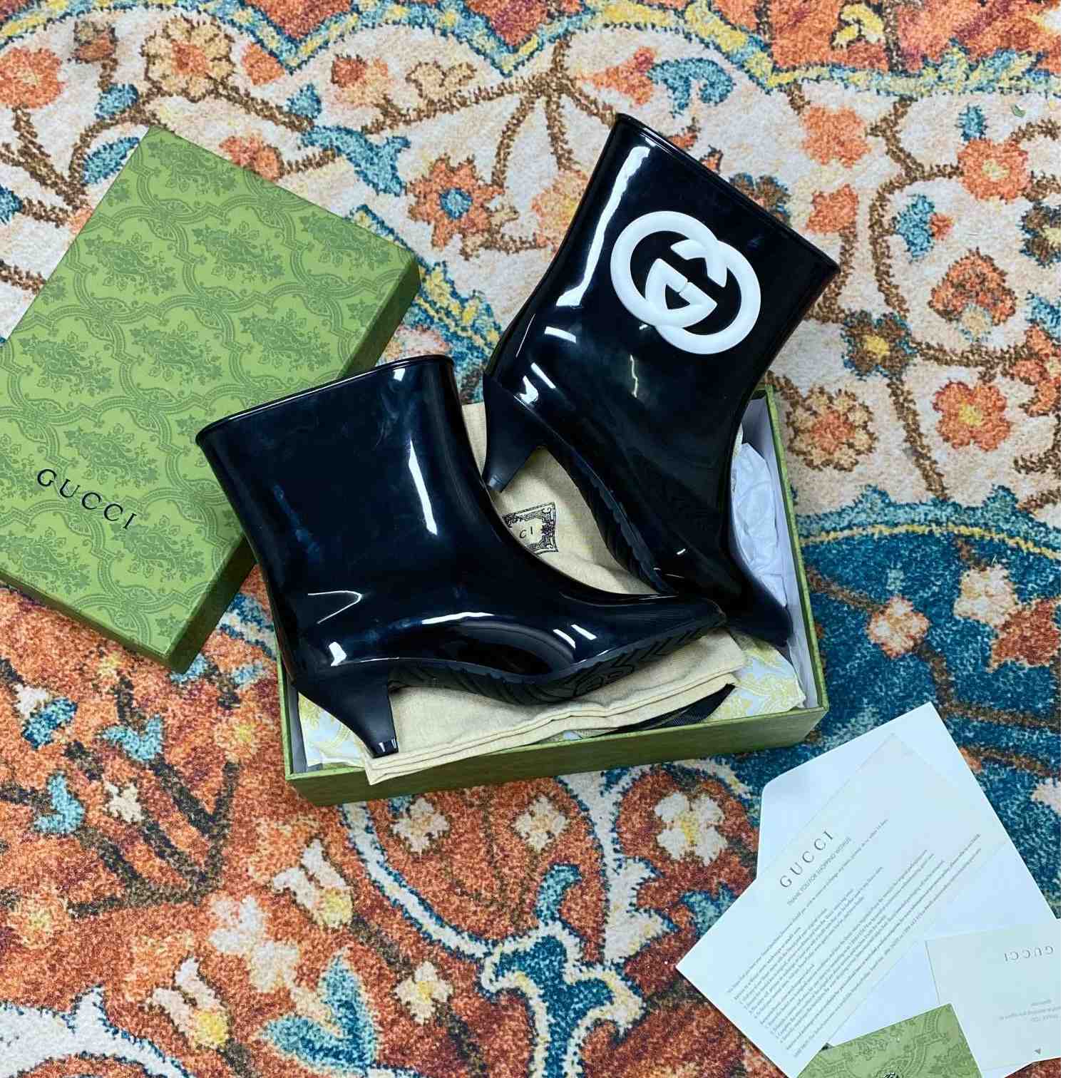 Gucci Women's Interlocking G Ankle Boot - PerfectKickZ