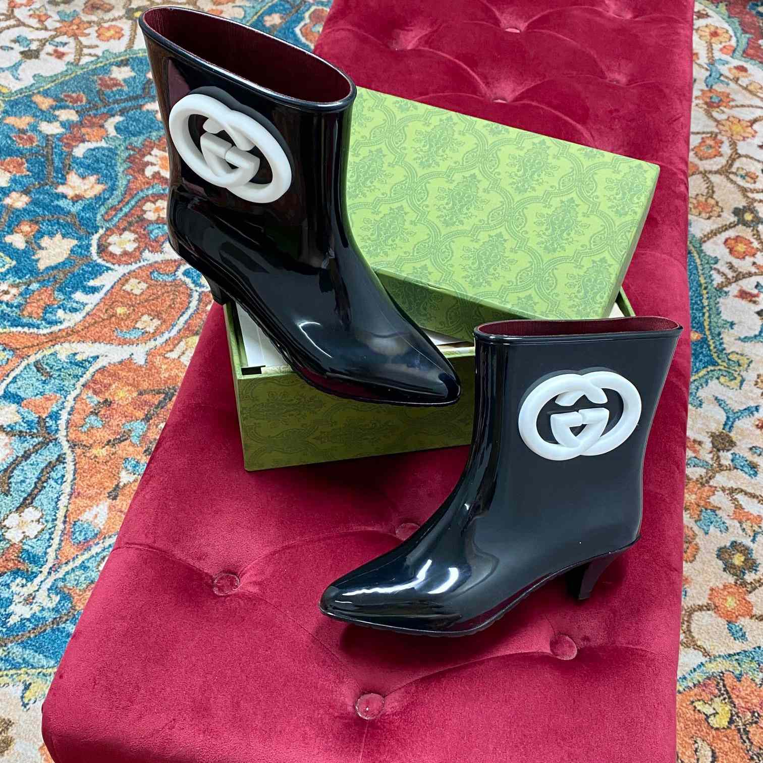 Gucci Women's Interlocking G Ankle Boot - PerfectKickZ