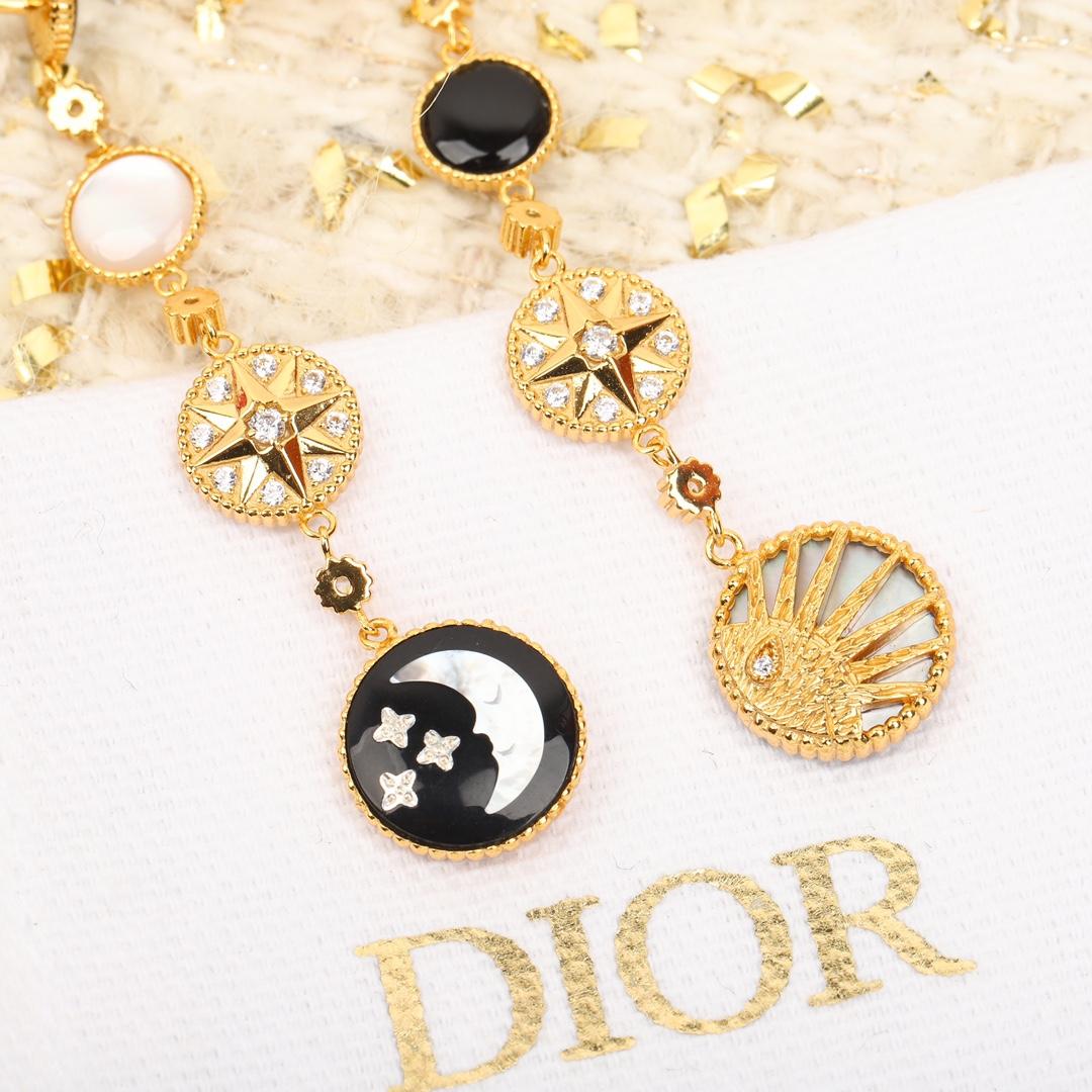 Dior Rose Des Vents And Rose Céleste Earrings - PerfectKickZ