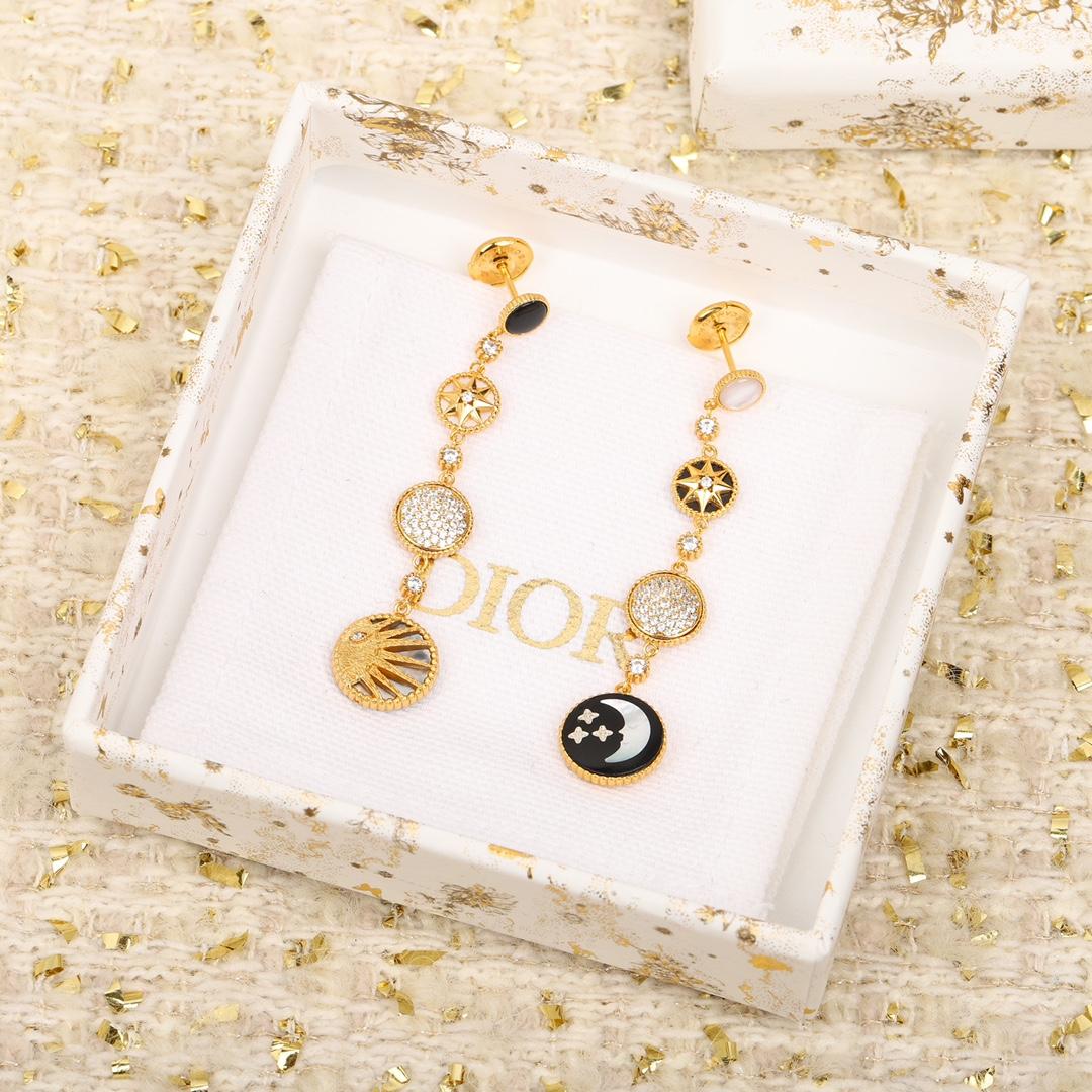 Dior Rose Des Vents And Rose Céleste Earrings - PerfectKickZ