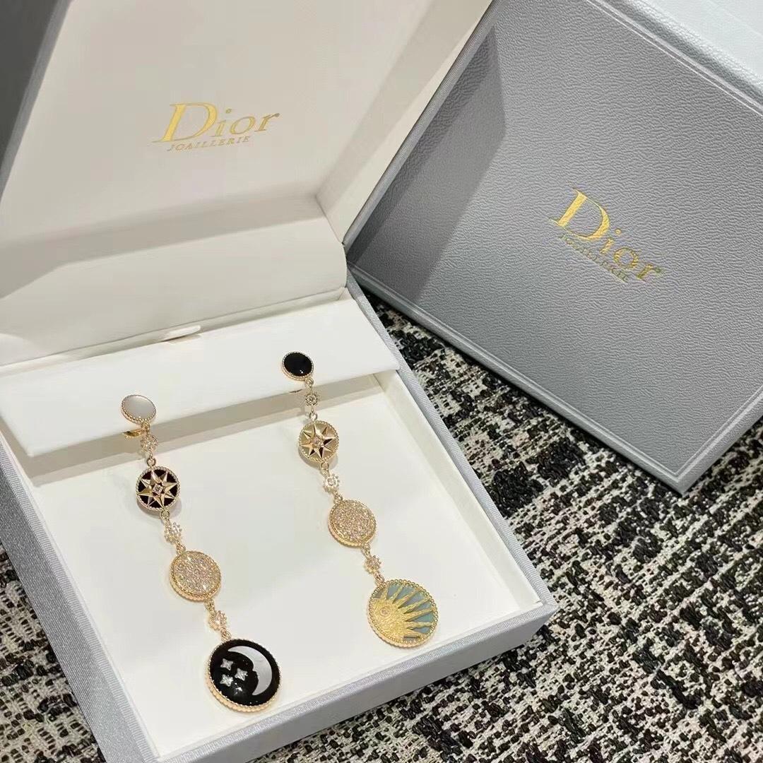 Dior Rose Des Vents And Rose Céleste Earrings - PerfectKickZ