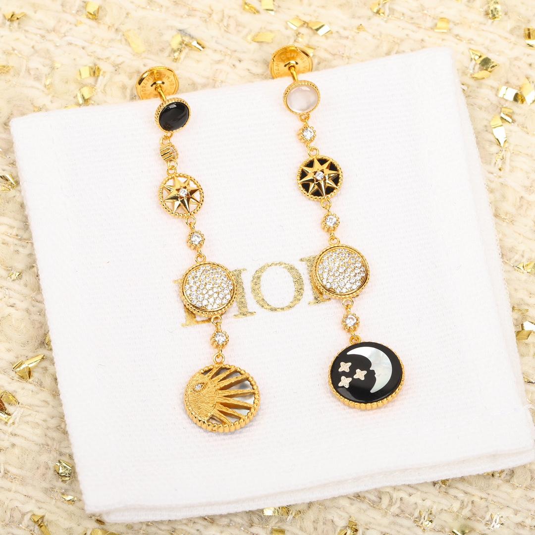 Dior Rose Des Vents And Rose Céleste Earrings - PerfectKickZ