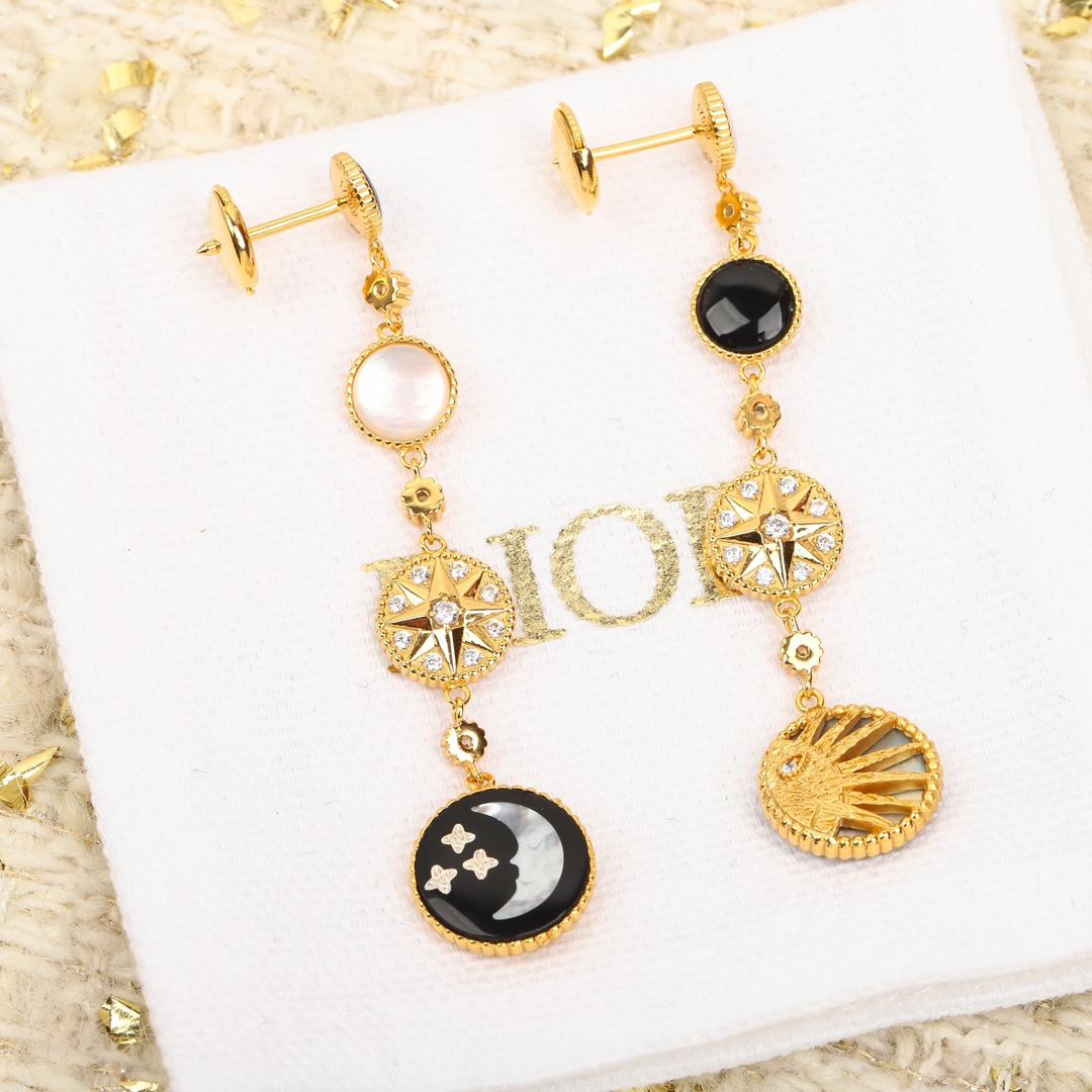 Dior Rose Des Vents And Rose Céleste Earrings - PerfectKickZ