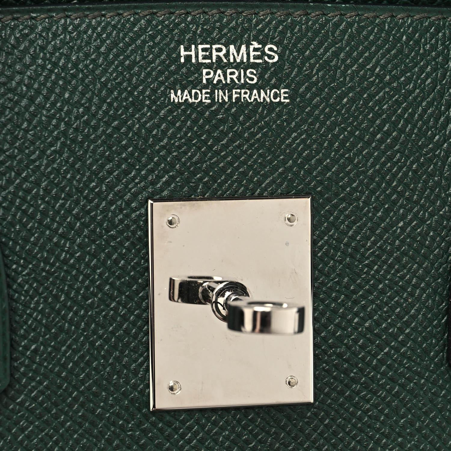 Hermes Epsom Birkin 35 Vert Anglais  35cm - PerfectKickZ
