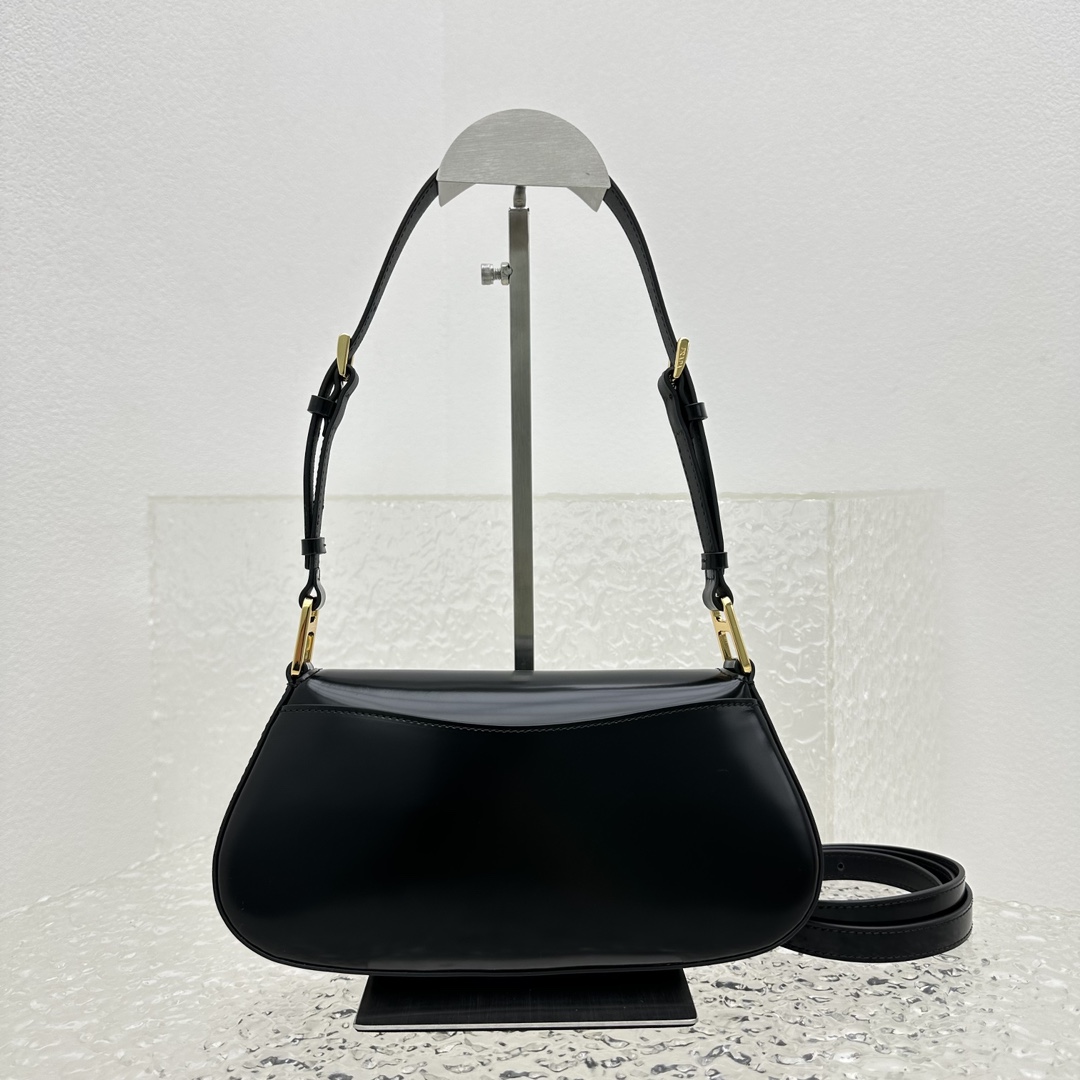 Prada Brushed Leather Shoulder Bag - PerfectKickZ