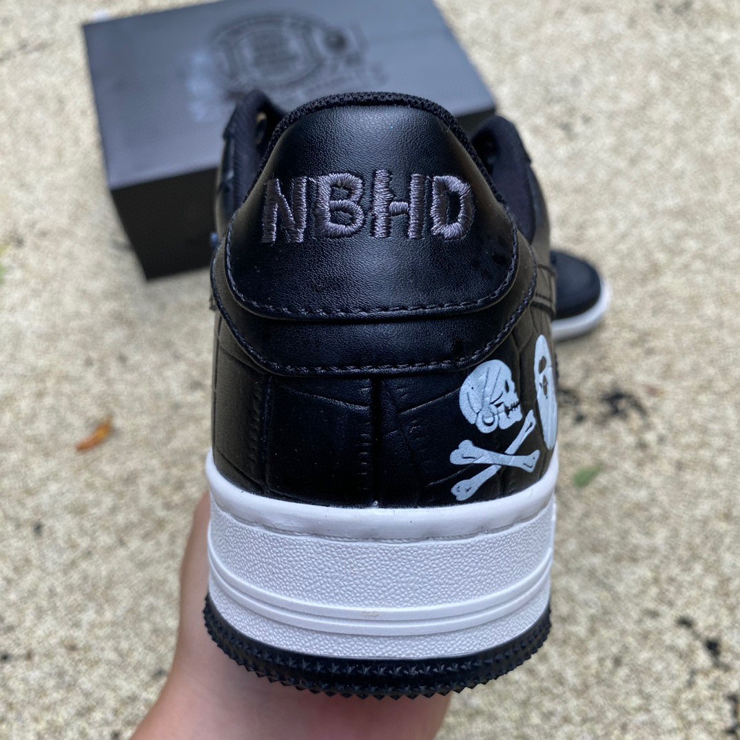 Neighborhood x A Bathing Ape Sta Sneaker    1J23-191-901 - PerfectKickZ