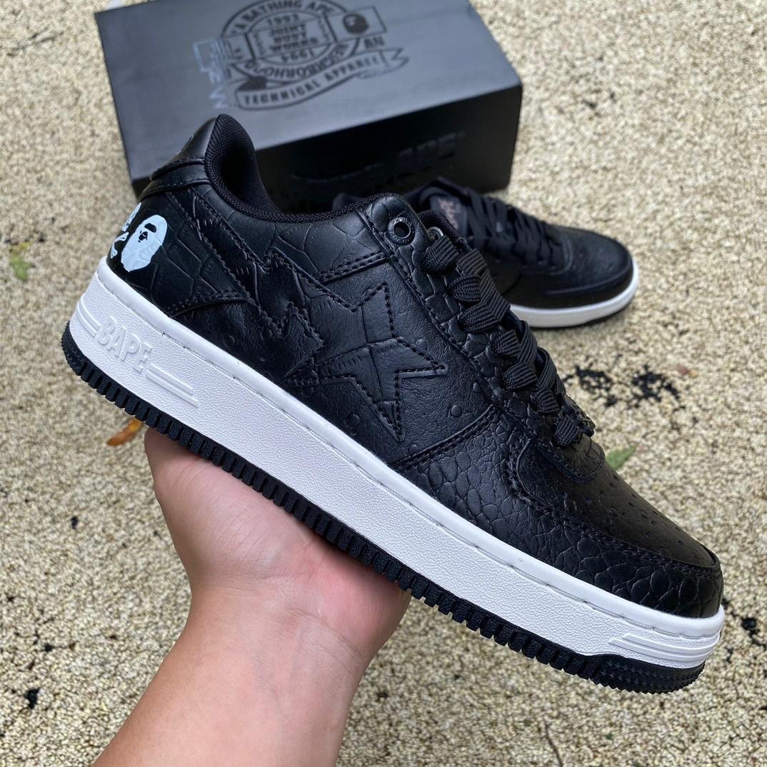 Neighborhood x A Bathing Ape Sta Sneaker    1J23-191-901 - PerfectKickZ