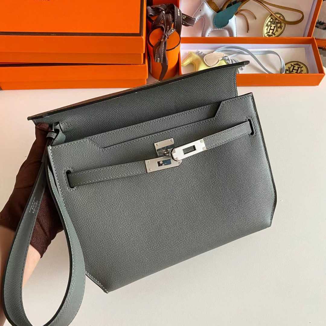 Hermes Kelly Dépêches Leather Bag (25-19-5cm) - 