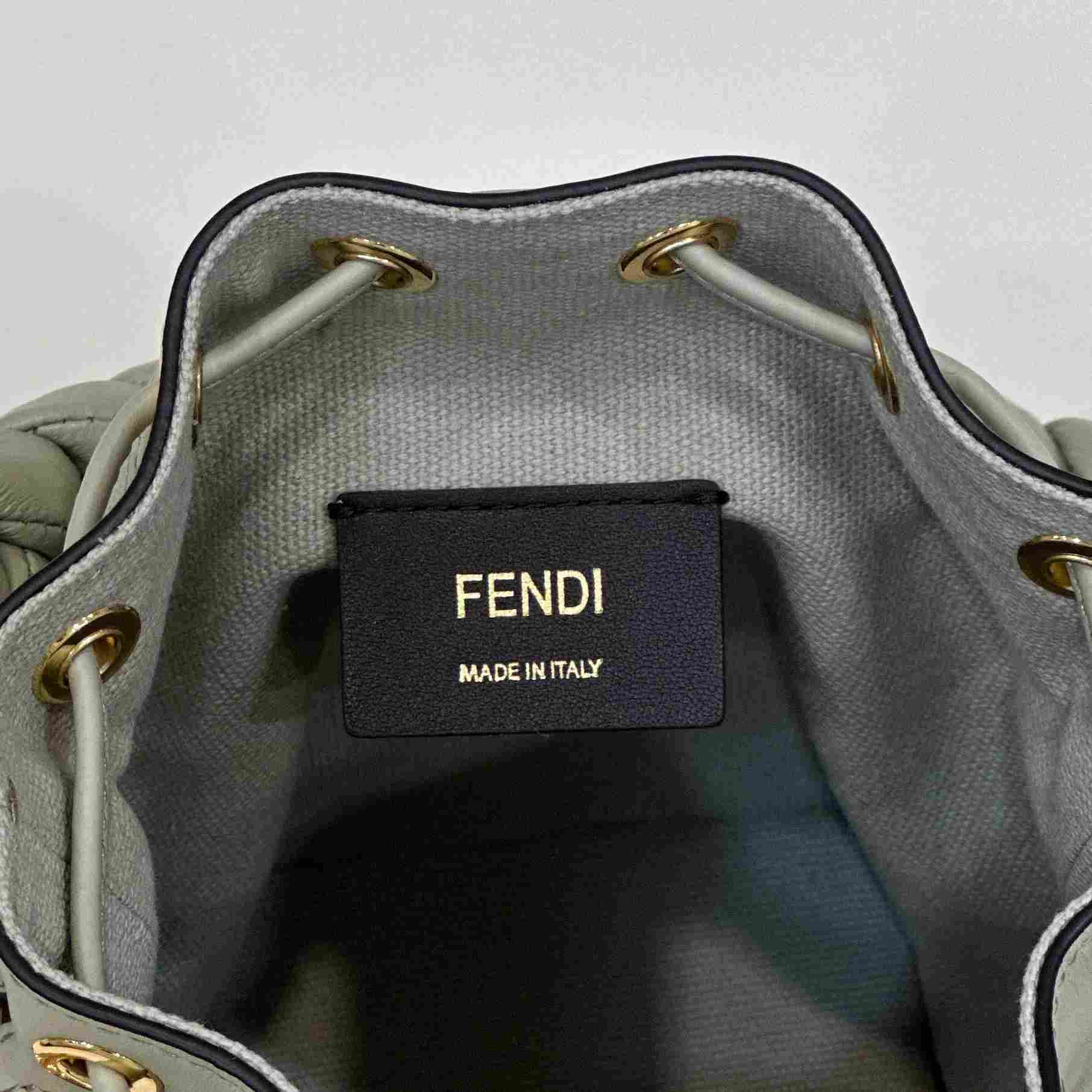 Fendi Mon Tresor Light Green FF Canvas Mini-bag - PerfectKickZ