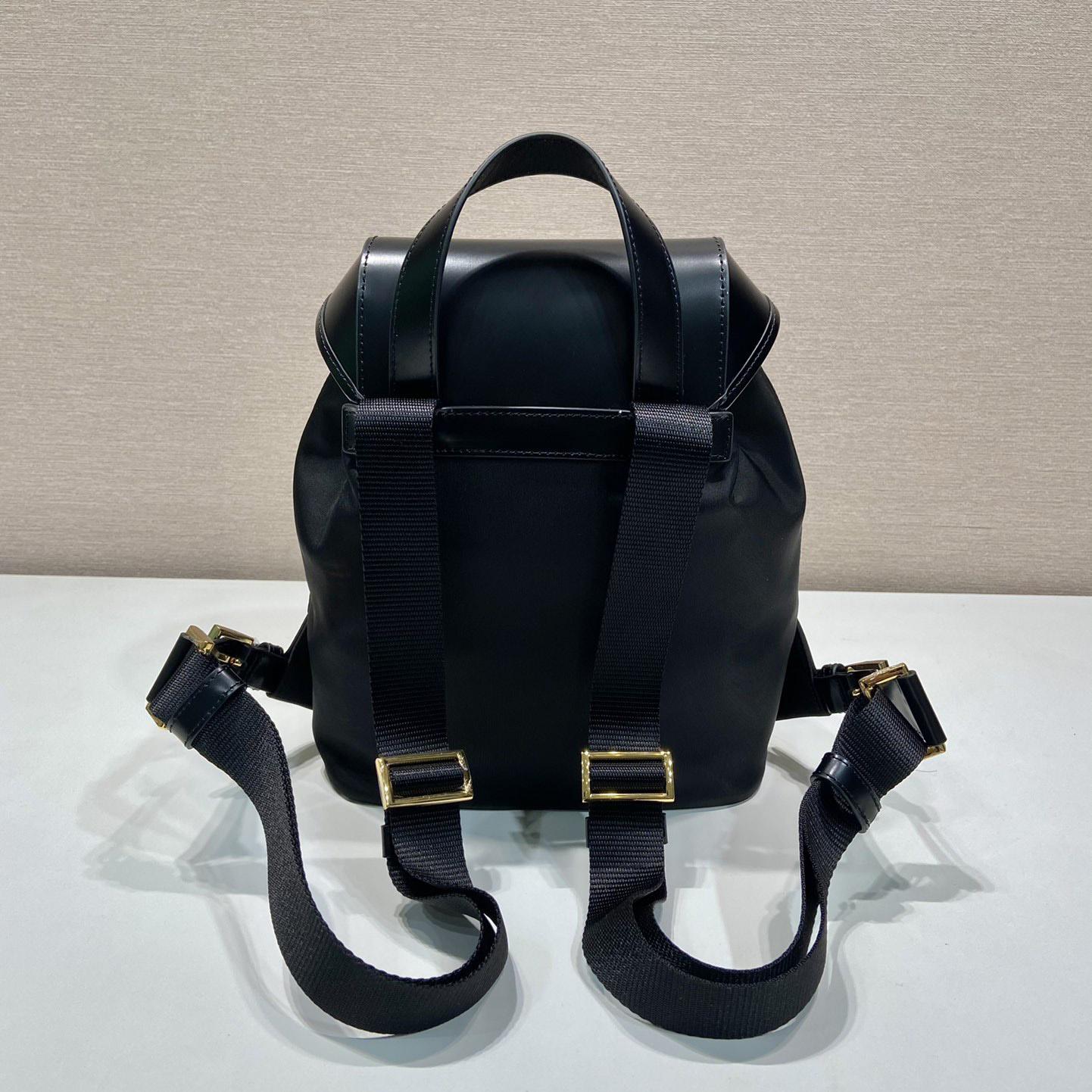 Prada Re-Nylon And Brushed Leather Backpack - PerfectKickZ