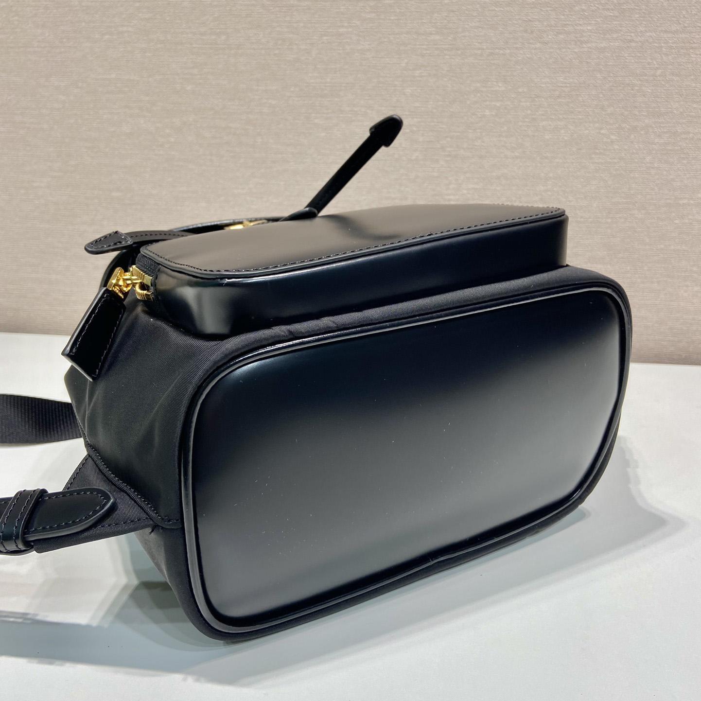 Prada Re-Nylon And Brushed Leather Backpack - PerfectKickZ