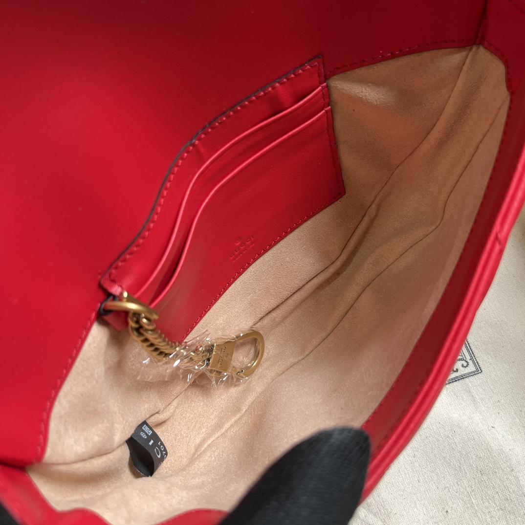 Gucci GG Marmont Matelasse Chain Mini Bag (20x 14.5x 4cm) - PerfectKickZ