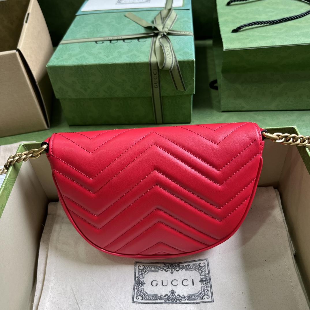 Gucci GG Marmont Matelasse Chain Mini Bag (20x 14.5x 4cm) - PerfectKickZ