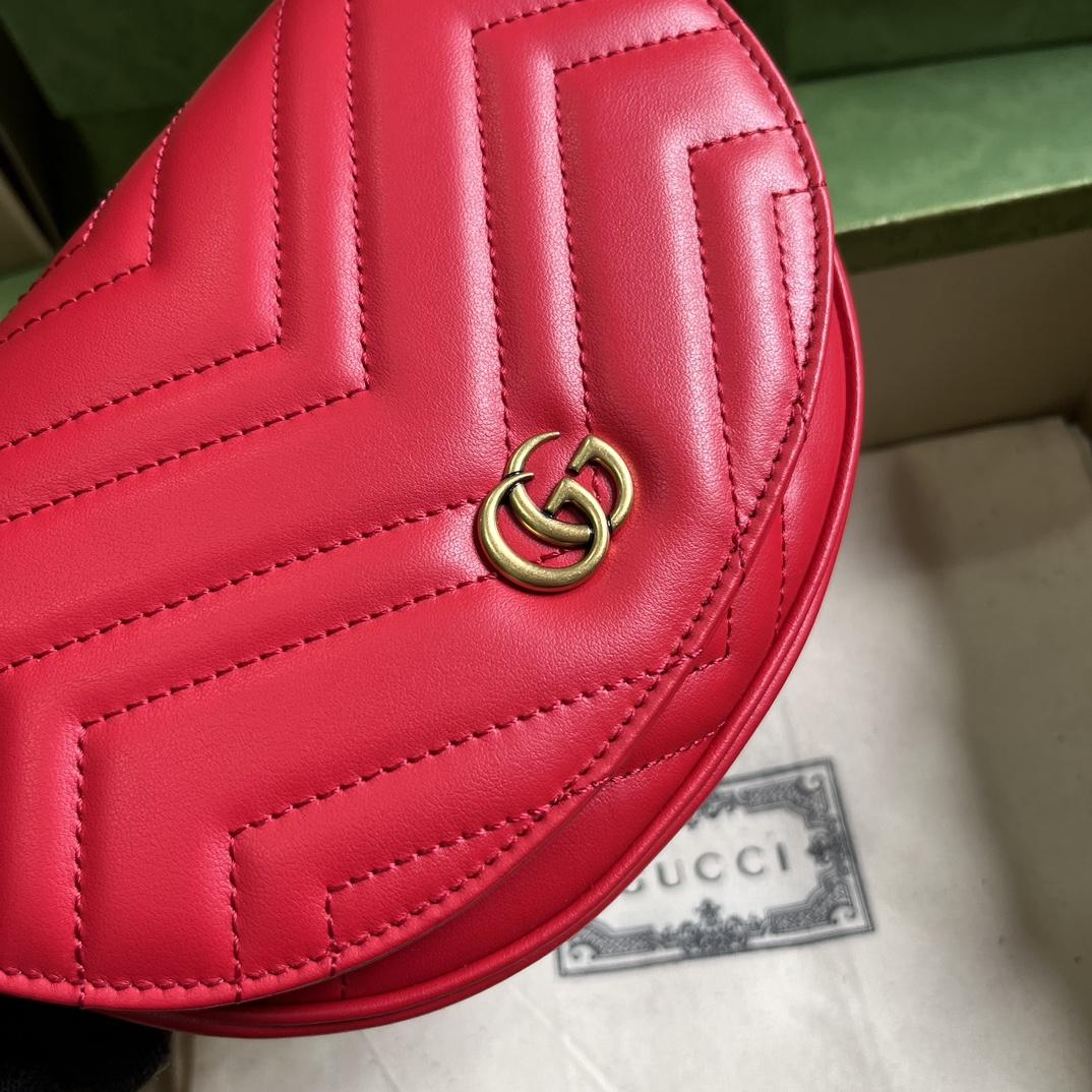 Gucci GG Marmont Matelasse Chain Mini Bag (20x 14.5x 4cm) - PerfectKickZ