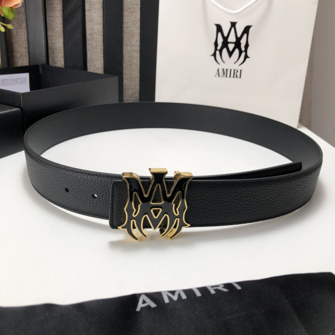 Amiri Ma Leather Belt - PerfectKickZ