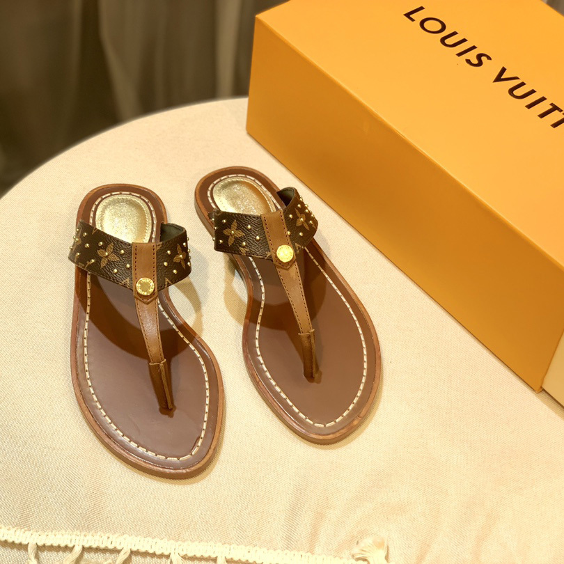 Louis Vuitton Sunny Flat Thong   1AB37T - PerfectKickZ