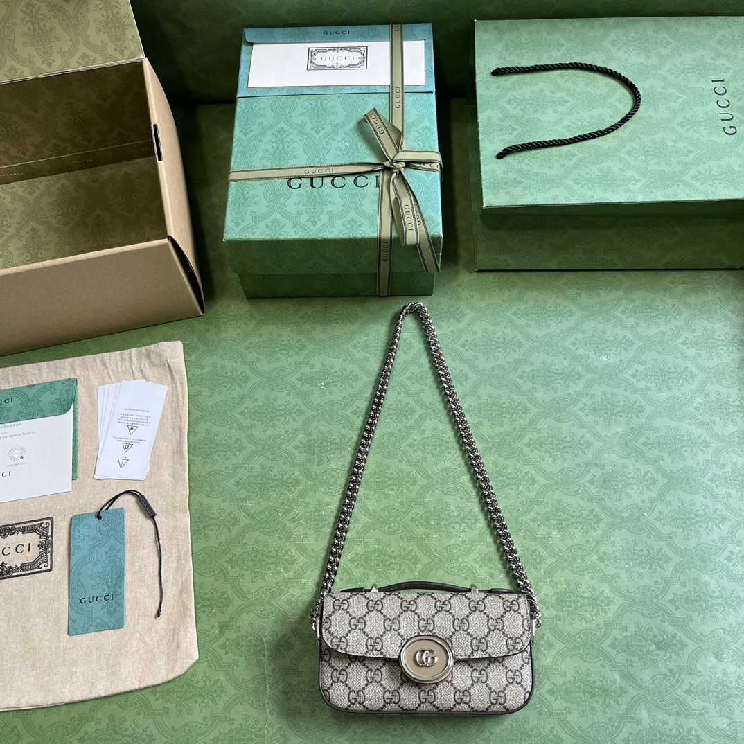 Gucci Petite GG Mini Bag (10x 18.5x 4cm) - PerfectKickZ
