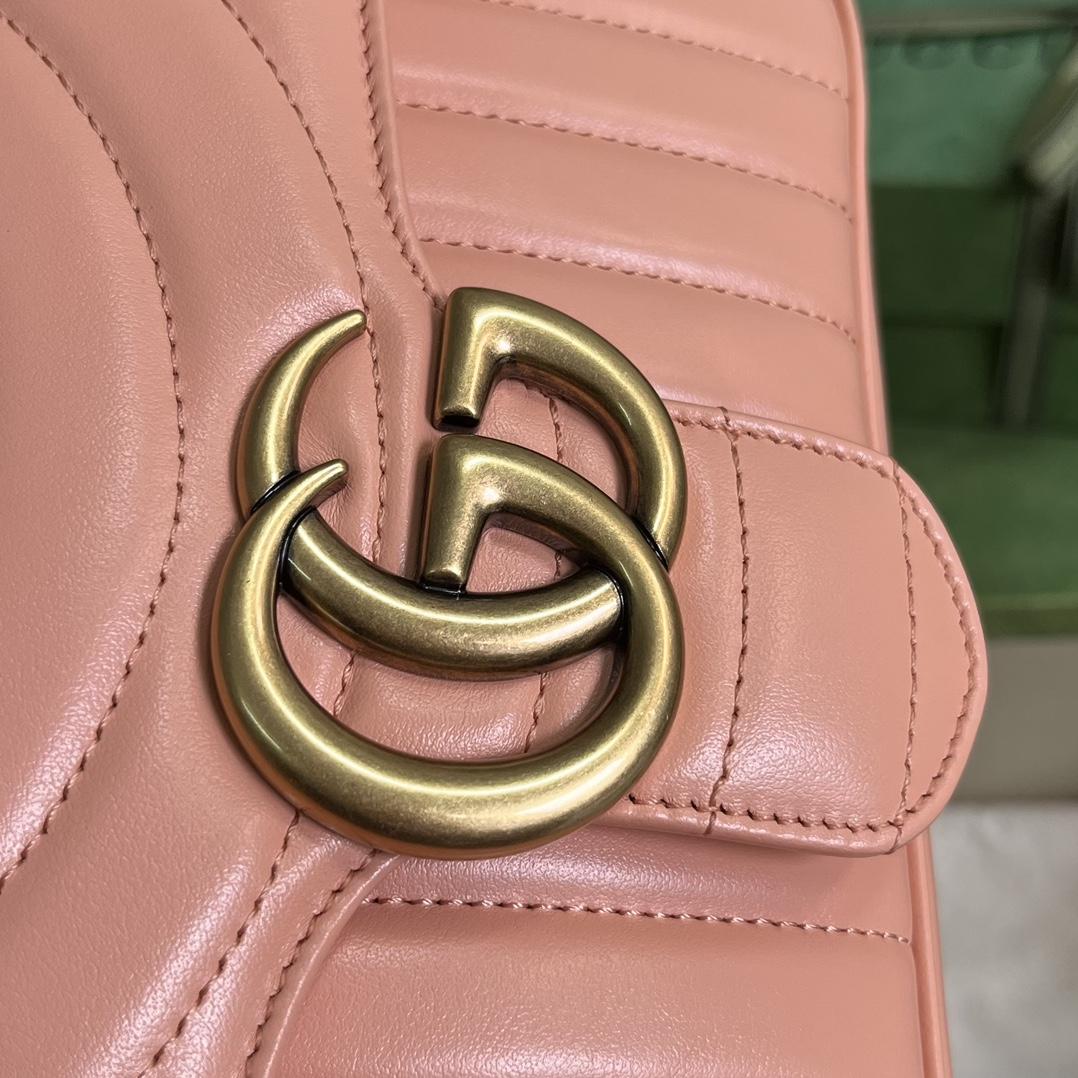 Gucci GG Marmont Small Shoulder Bag(26*15*7cm)   - PerfectKickZ