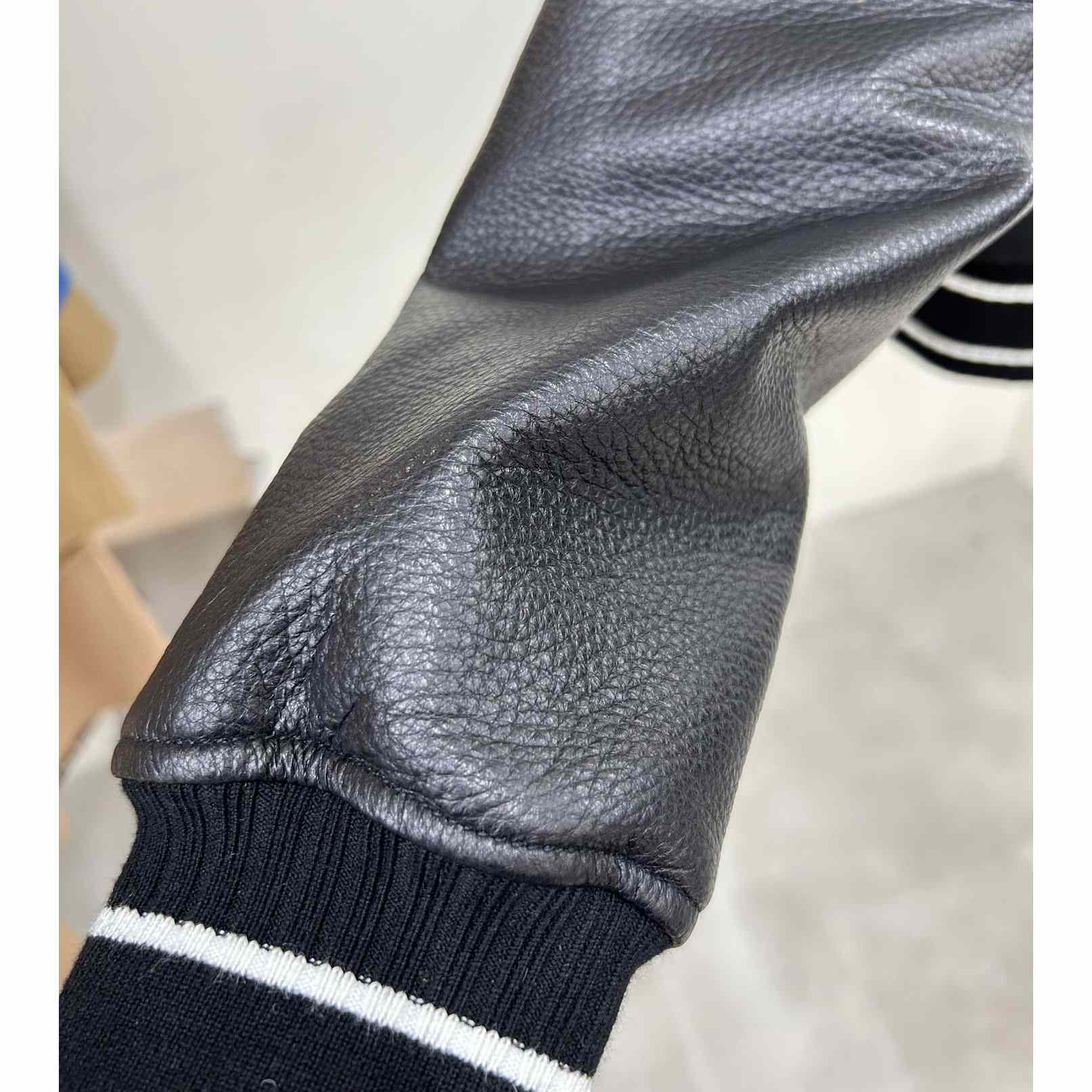 Givenchy Black Cropped Varsity Jacket - 