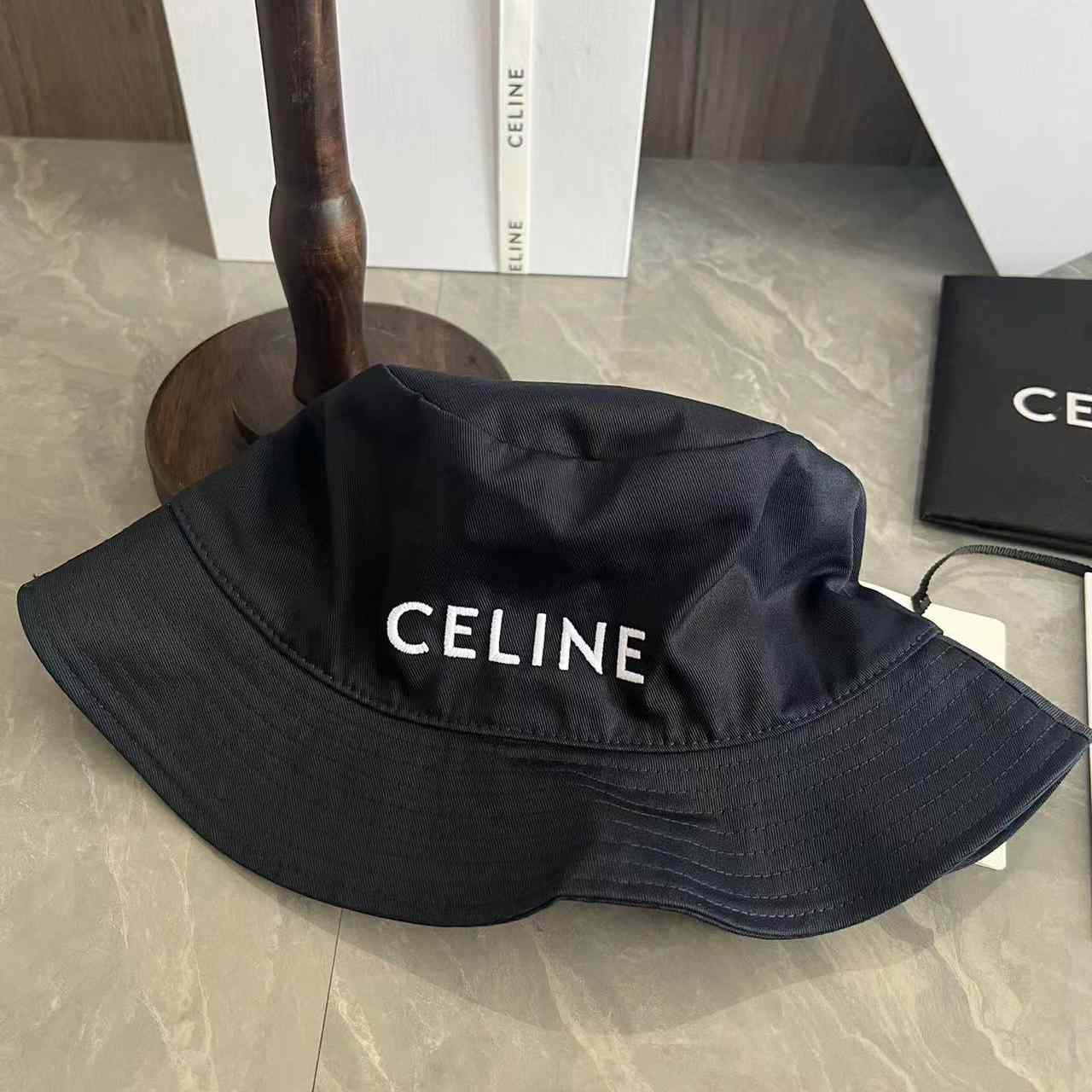 Celine Cotton Bucket Hat - PerfectKickZ