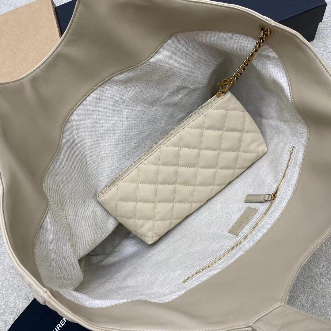 Saint Laurent Icare Extra large Embellished Quilted Leather Tote (58-34-8cm) - PerfectKickZ