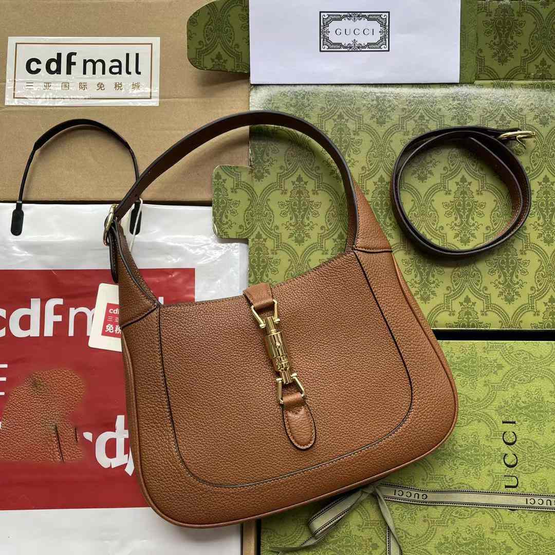 Gucci Jackie 1961 Small Natural Grain Bag(27.5-19-4.5cm) - PerfectKickZ