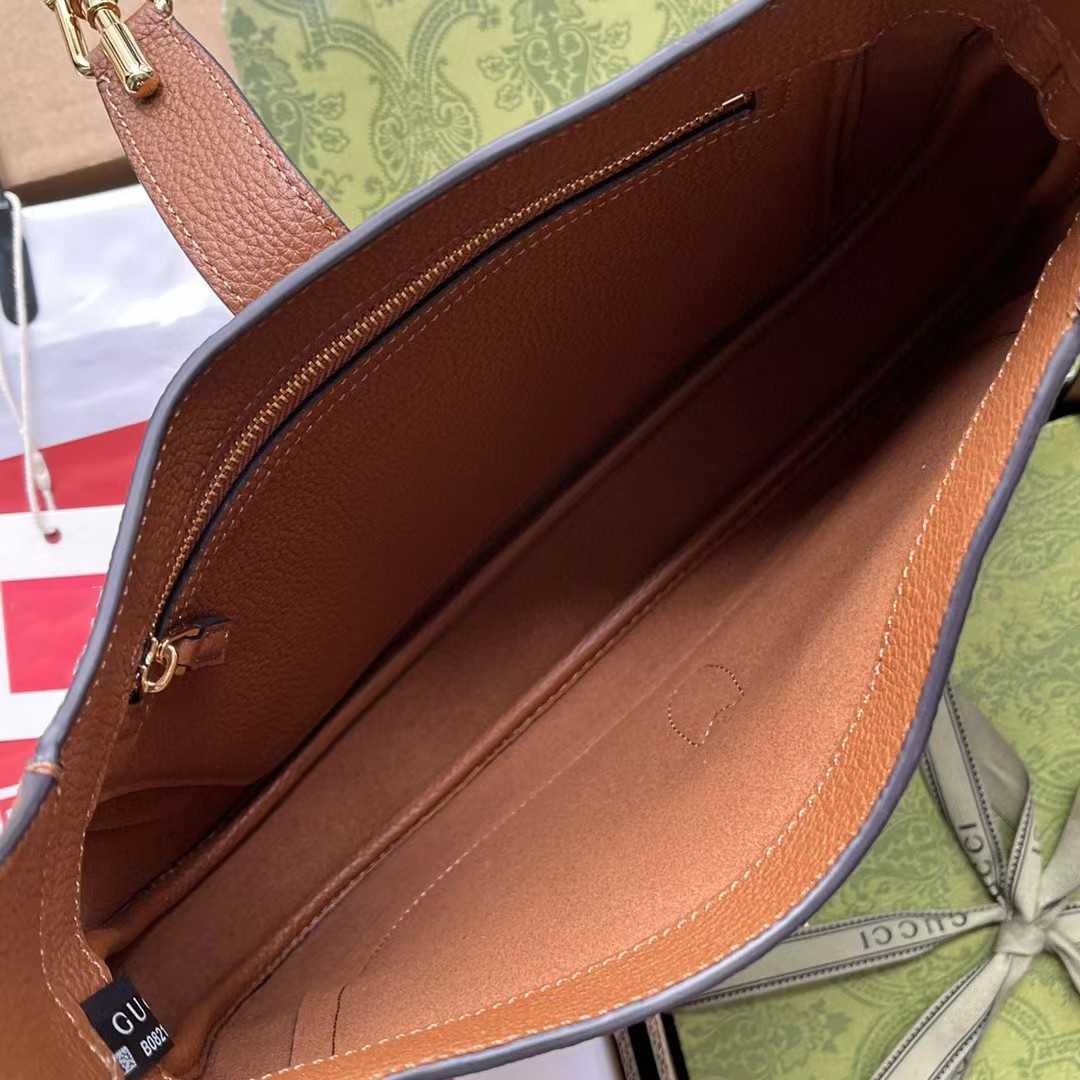 Gucci Jackie 1961 Small Natural Grain Bag(27.5-19-4.5cm) - PerfectKickZ