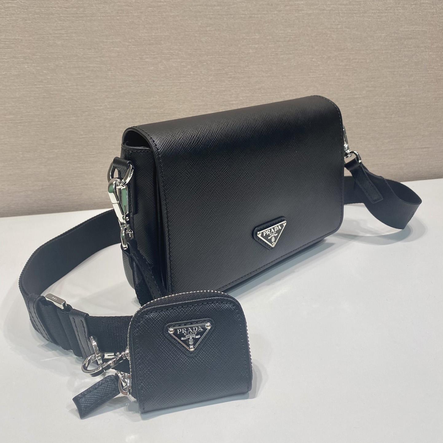 Prada Saffiano Leather Shoulder Bag - PerfectKickZ