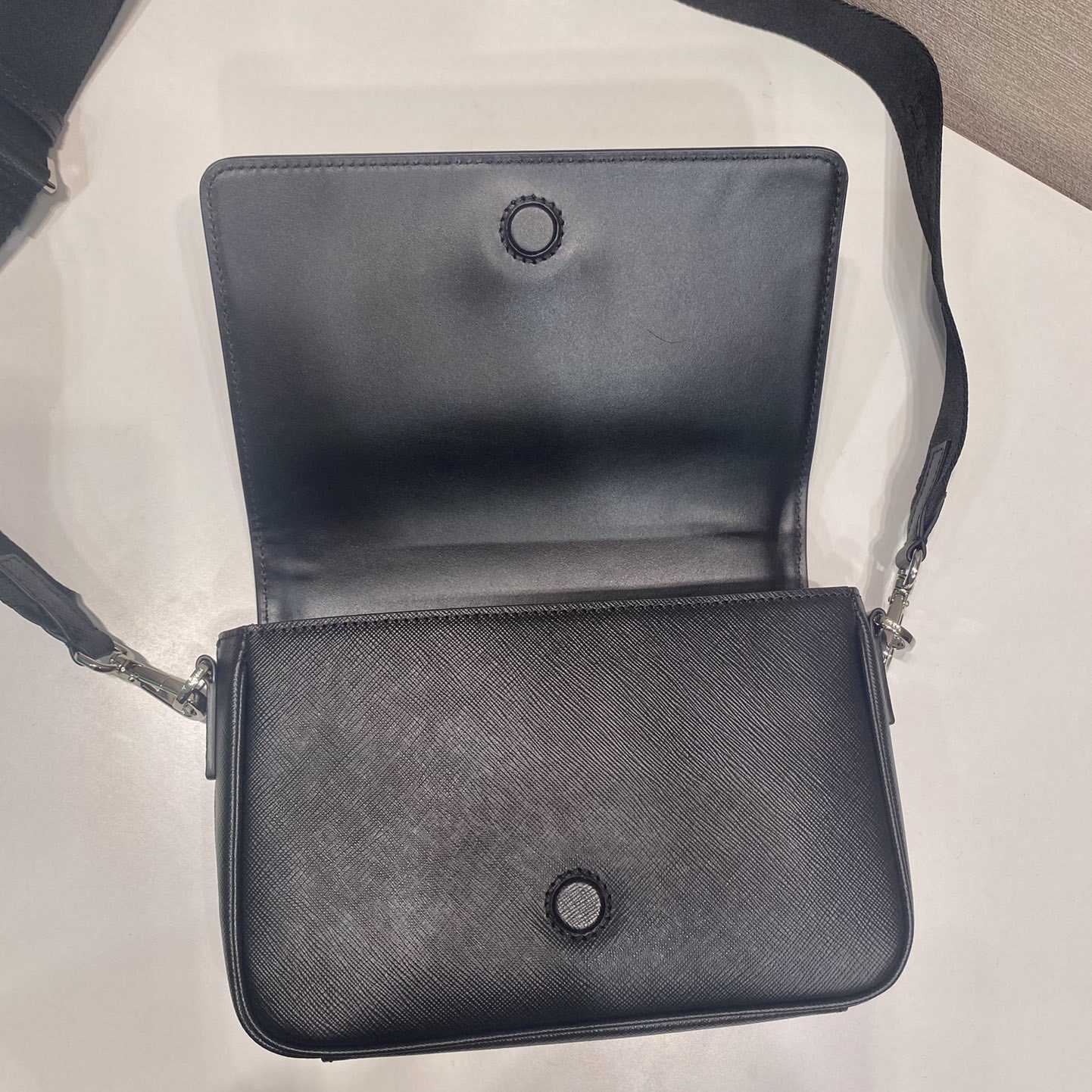Prada Saffiano Leather Shoulder Bag - PerfectKickZ